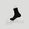 Einfarbige Yogasocken aus Baumwolle bis zur Mitte der Wade, rutschfeste Sportsocken mit Silikonunterseite, für Damen, für Indoor-Fitness, Trampolin, Tanz, Pilates