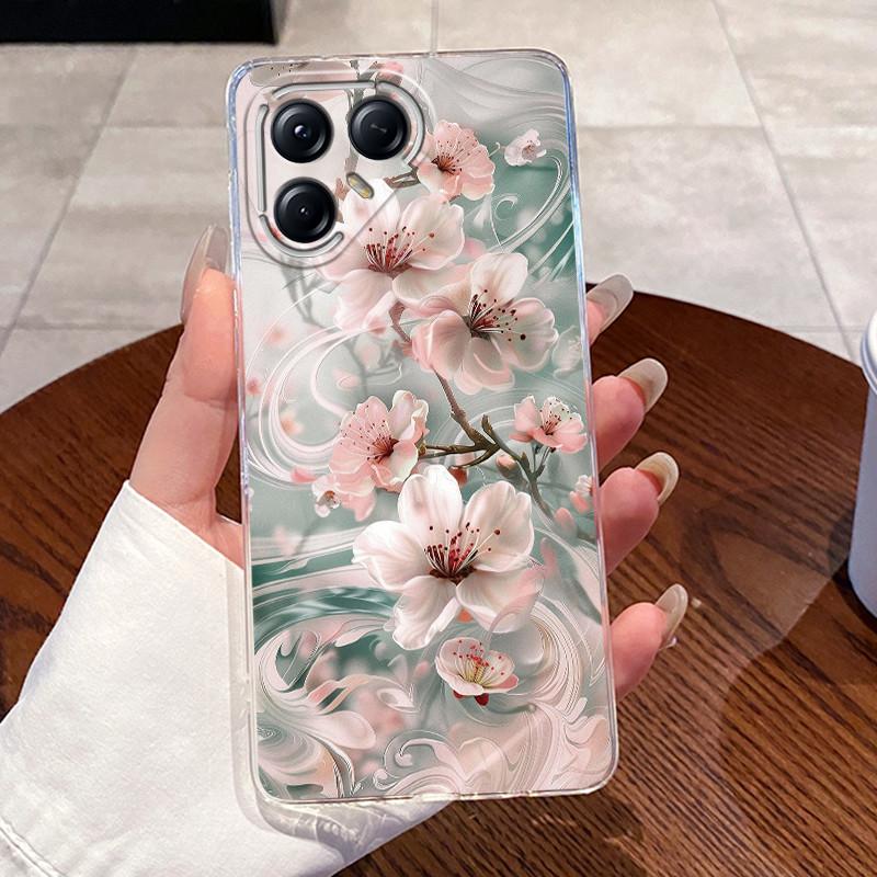 For Tecno Pova 7 Pro Ultra 5G Case LJ8 LJ9 Aesthetic Cute Cat Fashion Back Cover Techno Pova 7Pro 7Ultra Transparent Phone Case