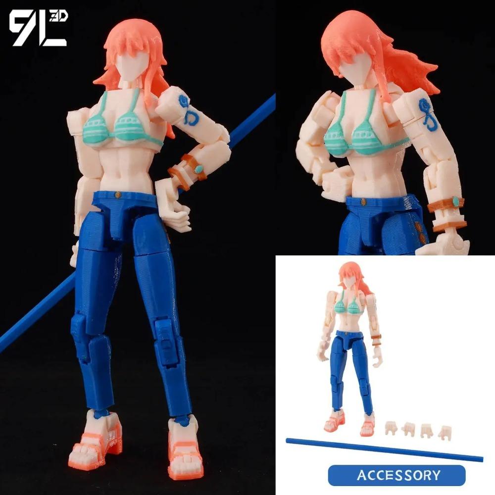 9L3D Tištěné Anime One Piece Naruto Demon Slayer Dummy13 Lucky T13 Pohyblivé Měnící Tvar Akční Figurky Figurína Hračky Sběratelské