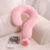 Flexible Shape Cushions Pillow,Soft Cotton,3D Question Mark Pillow Neck Pillow Neck Relief for Office Travel Use