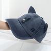 Cute Sunshade Cap with Sunglasses Sweet Duck Tongue Cap Simple Cat Ears Baseball Cap  Travel