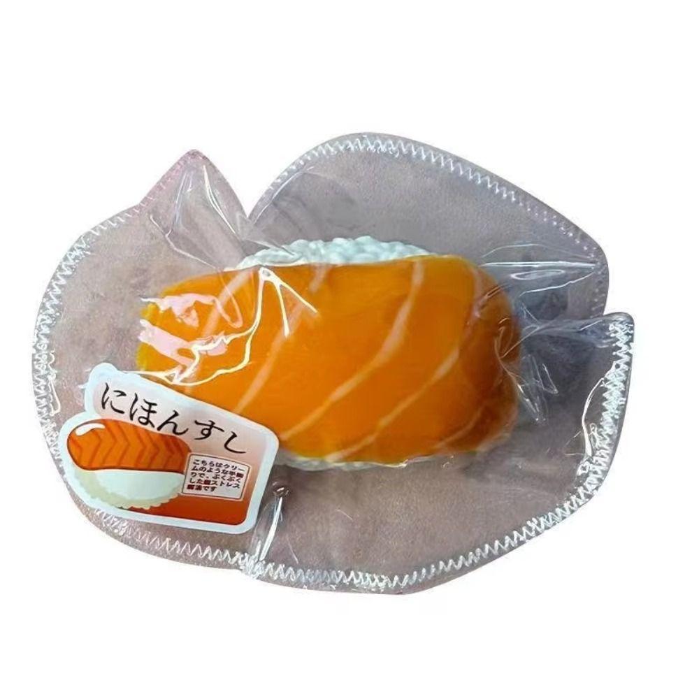 Slow Rebound Shrimp Sensory Fidget Handmade Silicone Squishy Toy Sushi Squeeze Toys  Students