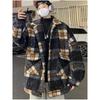 Men's Retro Lambswool Plaid Jacket - Stylish, Warm & Trendy Winter Coat
