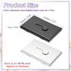 2Pcs Thumb Drive Business Card Case Aluminum Alloy Bank Credit ID Card Wallet Name Card Holder Metal Box Cover Cards Holder