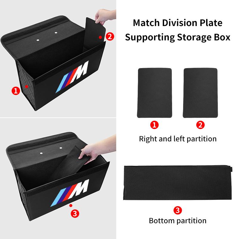 2025 Horúci organizér do auta Cestovná taška Kožený organizér do kufra Prenosný skladací Pre BMW E46 E90 E60 F10 E39 F30 E36 F20 E87 E90 E