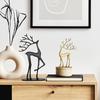 Rentier Weihnachtsdeko, Metall Rentierfiguren, Moderne Minimalistische Weihnachts-Skulptur, Elegante Indoor-Feiertagsdeko