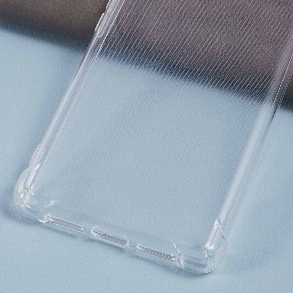 For Google Pixel 6 Case Transparent TPU Thickened Four Corner Phone Cover