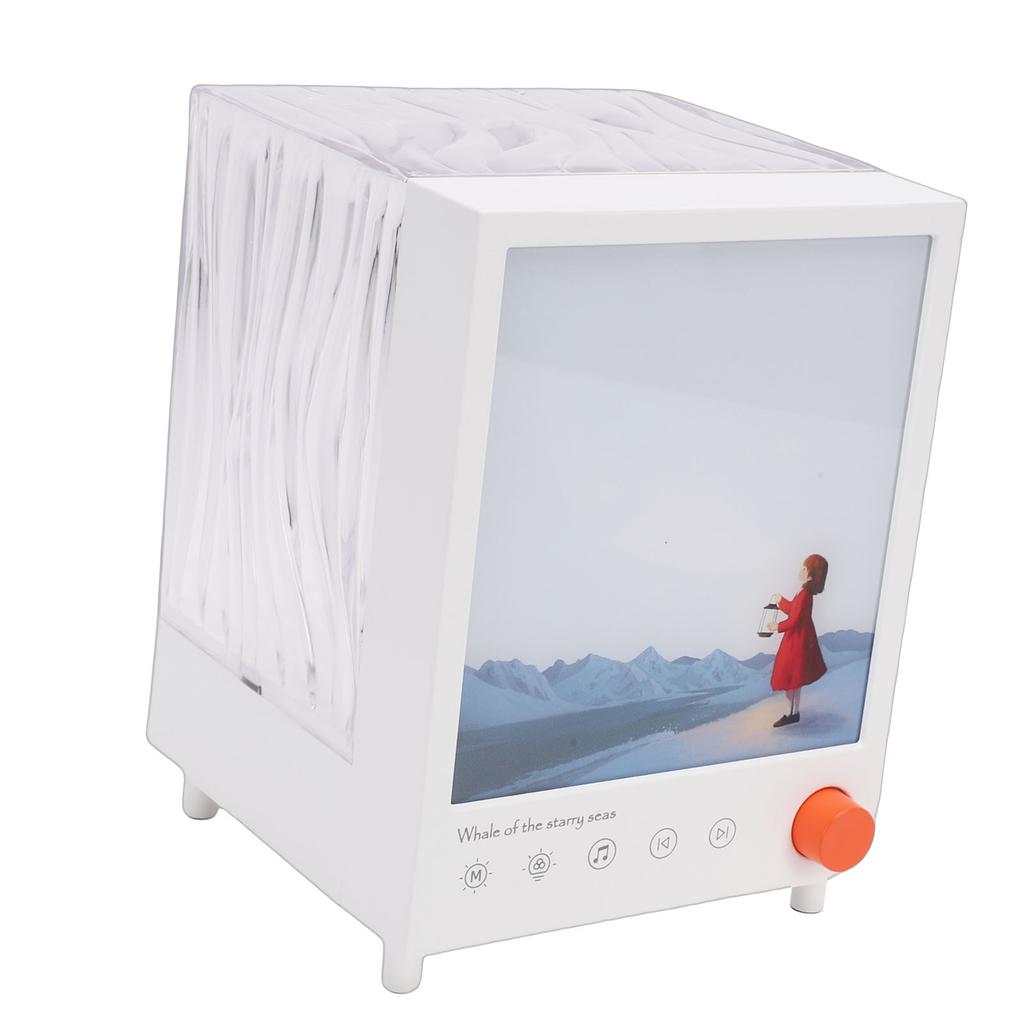 Ambient Projection Light Bluetooth Speaker White Noise Night Lamp for Bedroom Bathroom Holiday Present