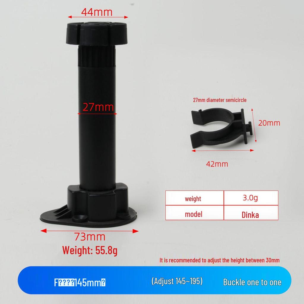 Adjustable Cabinet and Sofa Legs - Thickened ABS Plastic Support