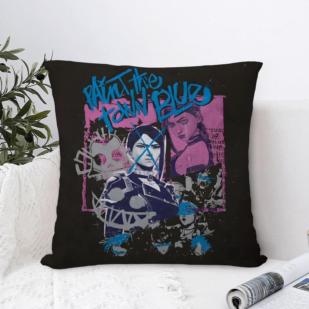 Boom Jinxed A-Arcane Pillow Case Sofa Decorative Home Double-Sided Printing Short Plush Cushion Cover Throw Pillow Cover Gifts