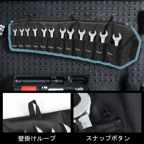 DURATECH Combination Wrench Set, Double-Ended, Dual-Head, 12-Piece Set, Short, 8-19mm, for Automotive Repair, Maintenance, Assembly, and DIY, Includes