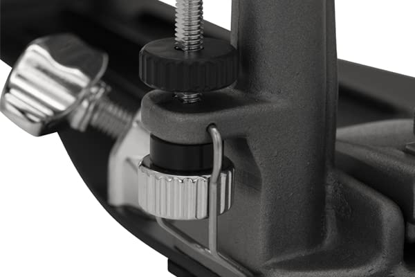 Pearl Eliminator Solo "Black" Single Drum Pedal with Round Cam and Duo Beater (P-1030)