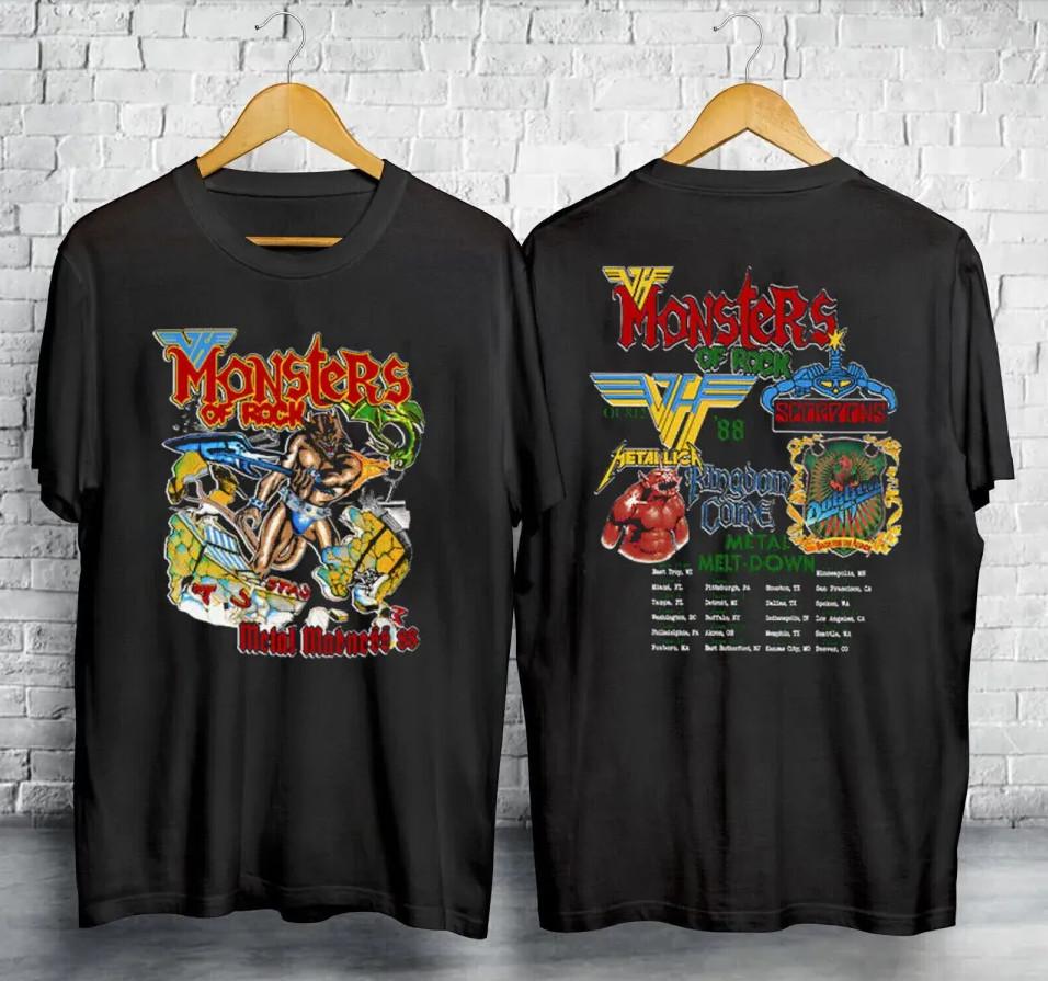 Vintage 1988 Monsters of Rock Concert Van Heavyweight Unisex T-Shirt