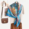 New fashion 111 mulberry silk silk scarf, women's Spring Festival gift for elders to keep warm 111 silk collection