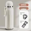 Shangqi 316 Stainless Steel Portable Thermos Bottle, 600ml Pink