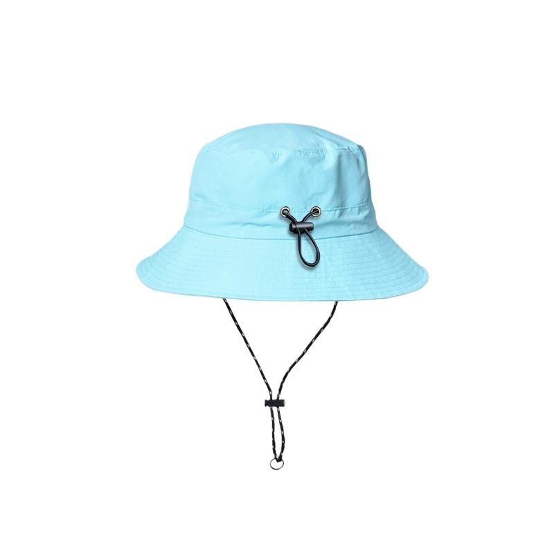 New summer waterproof bucket hat men's outdoor fishing mountaineering hat folding storage color matching sunshade sun protection hat children