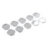 10Pcs Coin Case Transparent Round Storage Case Holder Coin Plastic Box 38/50mm