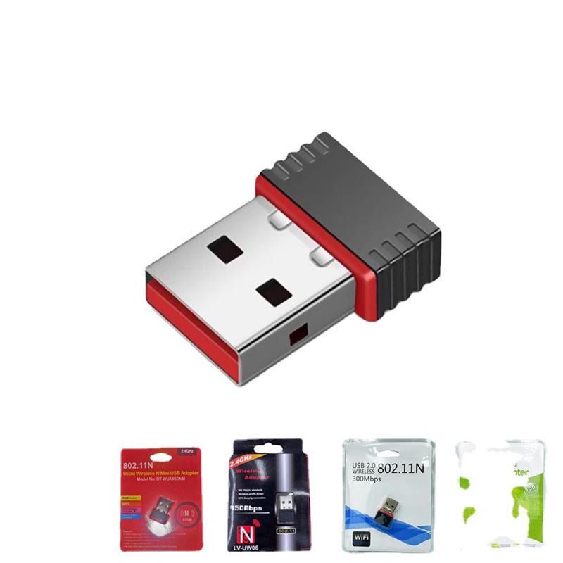 USB WiFi Mini Wireless Network Adapter with External Antenna (150 Mbps, RTL8188)