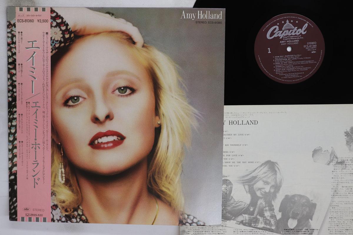 

LP Record AMY HOLLAND Amy Holland ECS81360 CAPITOL 1980 Japan Obi Pop Used