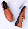 2022 Newest Mens Genuine Cow Leather Casual Shoes Men Loafers Moccasins Flats For Man Slip On Business Male Footwear Driving Shoes