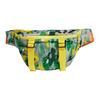 Stella McCartney Bumbag Fashion Trend Full Print Pattern Zipper Closure Polyester Sports Waist Bag Unisex Waist Bag Yellow Green HT4821