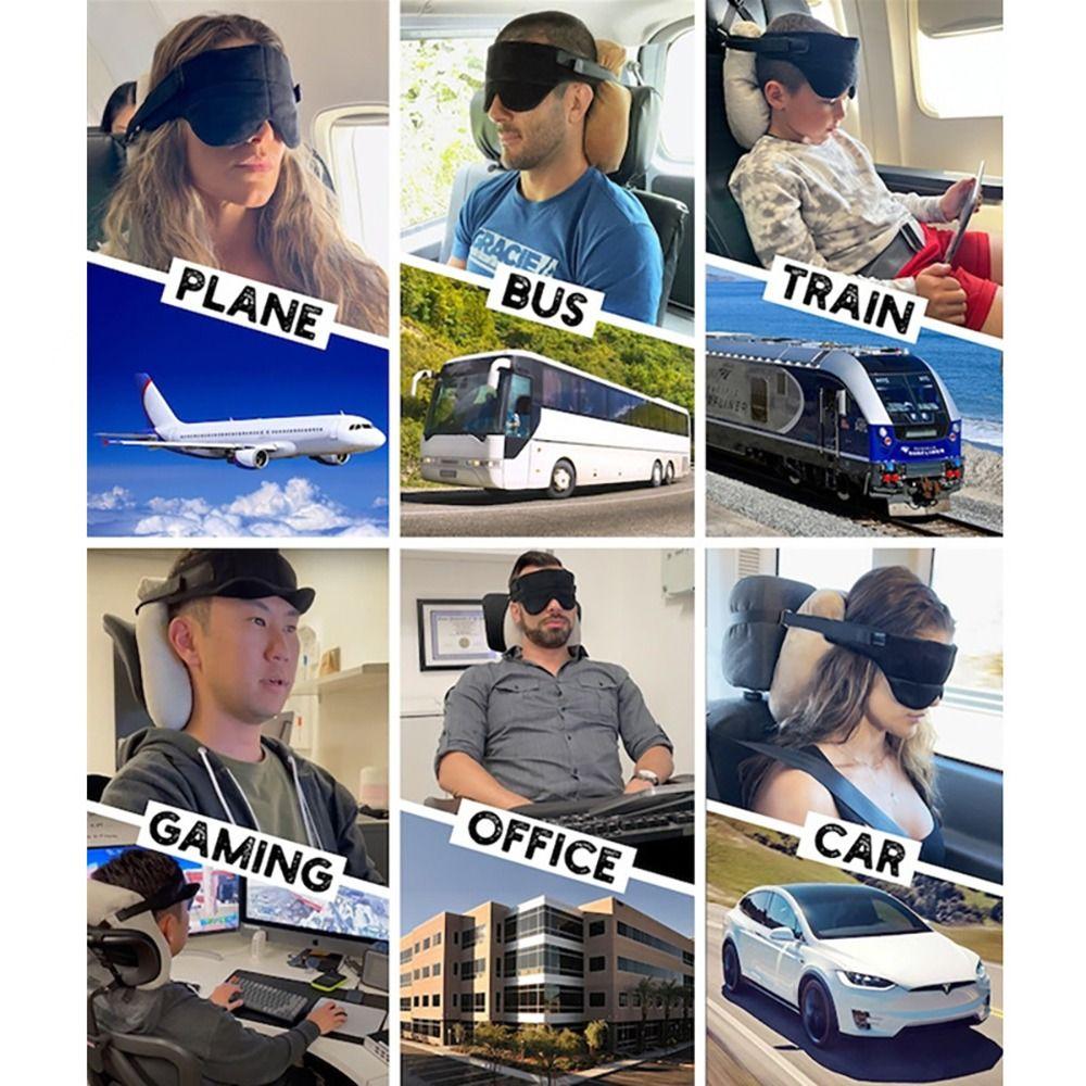 Comfortable Airplane Sleep Pillow Universal Neck Pillow Accessories Eye Mask