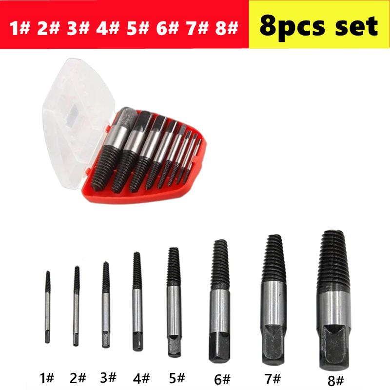Pipe Damaged Screw Extracto 1/2'' 3/4'' Anti-Slip Bolt Removal For Pipes Inner Threading Making Pipe Thread Repair Tools