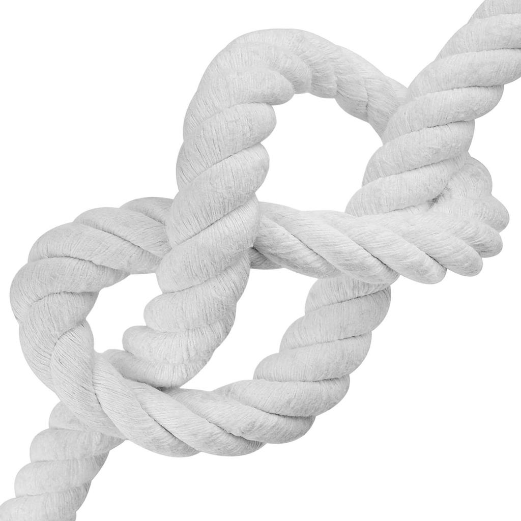 White Rope 3.6 X 3.6 X 500 Cm Cotton