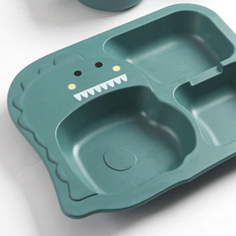 Baby Divided Dinner Plate Cartoon Dinosaur Baby