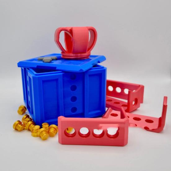 3D Annoying Gift Box with Screws Puzzle Gift Box with Twist Storage Interactive Desk Prank Box for Christmas Home Decor