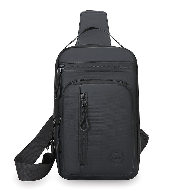 Herren Brusttasche Outdoor Leichtgewicht Handy Tasche Pendler Mehrfachtaschen Umhängetasche