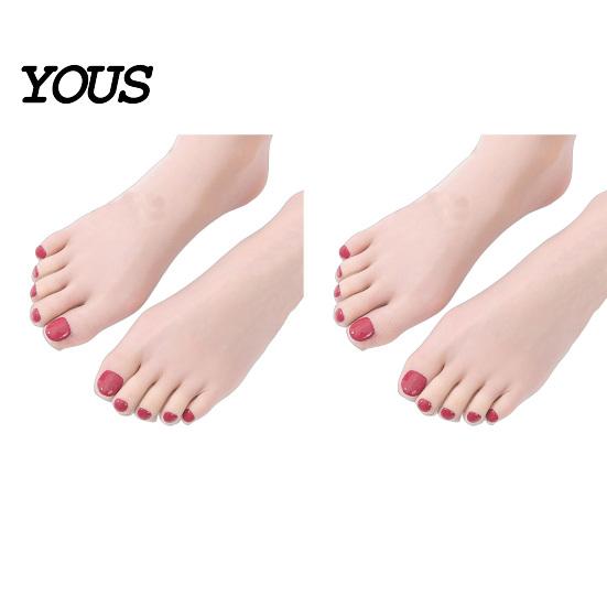 Ultra-thin Foot Tights Instant Pedicure Toe Tights, Breathable Sheer Nail Art Socks, Women Lightweight for Summer Sandals Open-Toe Heels Slippers