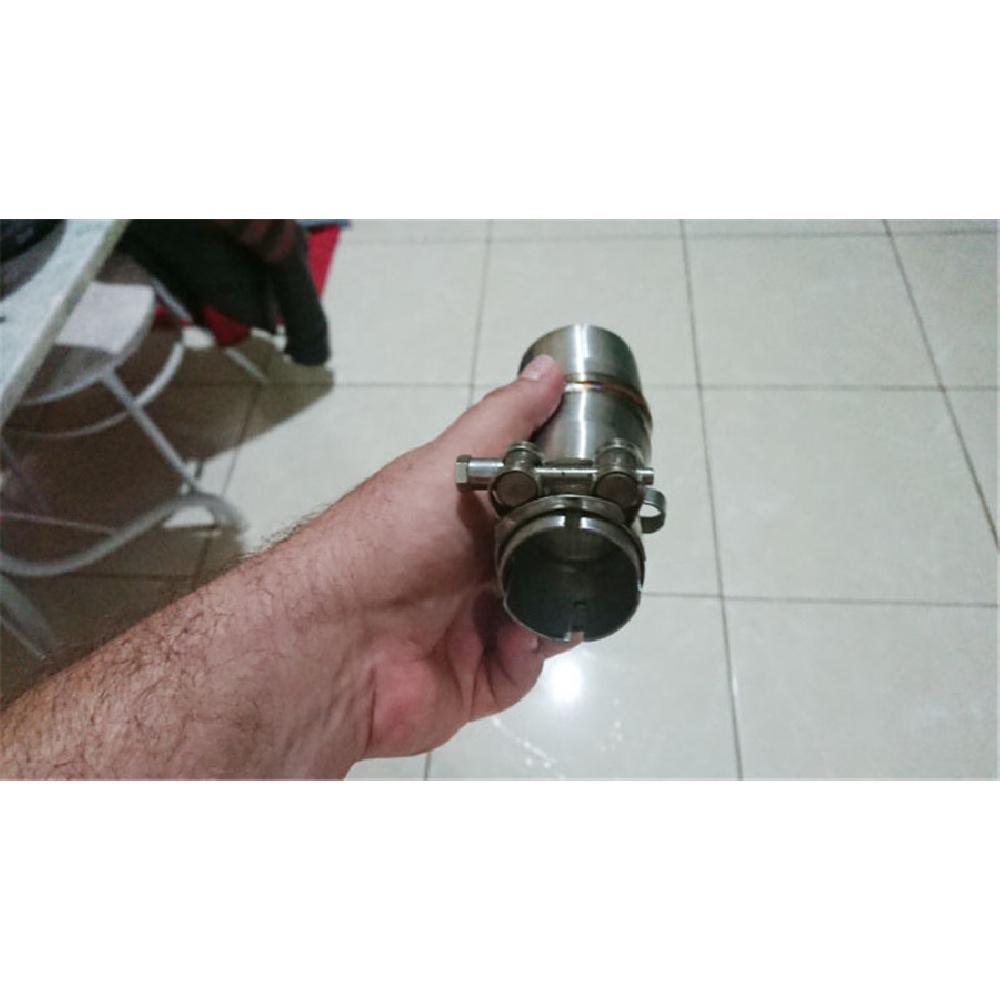 Motorcycle Exhaust Pipe Interface Welding Convertor Connector Gp 50.5Mm-35.5Mm