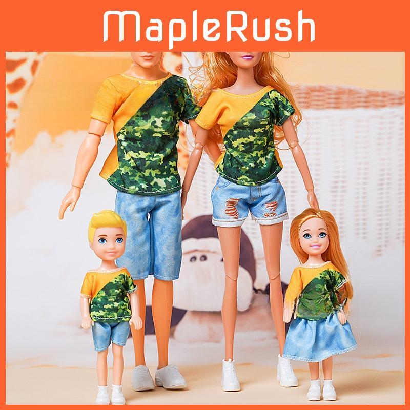 Set Bambole alla Moda con Scarpe di Plastica per Giocattoli per Famiglie e Coppie
