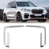 1 Pair Front Bumper Fog Light Grille Trim Cover Molding for X5 G05 M50 Pre‑LCI 2019 To 2023