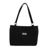 Corduroy bag women's large capacity 2025 new autumn and winter versatile casual shoulder shopping bag commuter tote bag