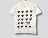 Vintage Y2k Comme Des Garcons Holiday Emoji T-Shirt Designer Preppy Casual Tee Womenswear White Small
