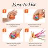 10Pack Colorful Streamer Poppers,Hand Throw Confetti Streamers