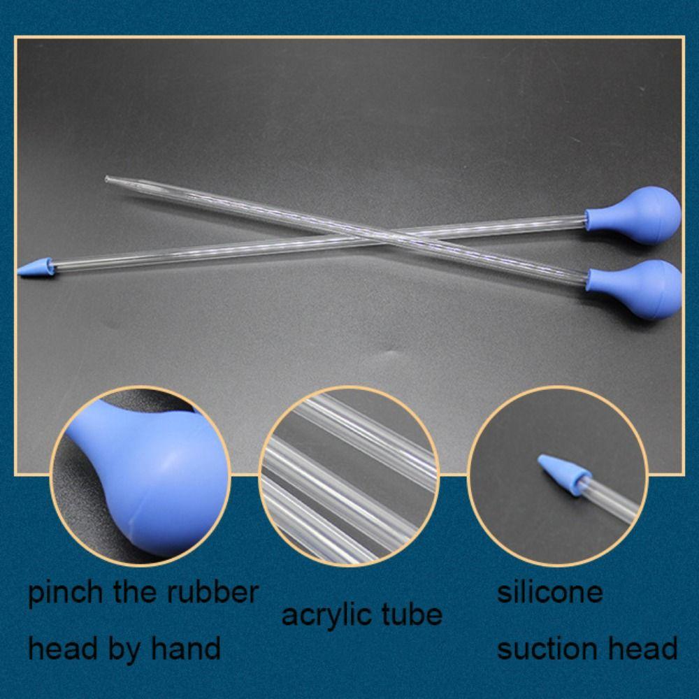 Silicone Fish Coral Feeding Tool Acrylic Coral Dispensing Feeder Coral Feeding Tube Fish Tank