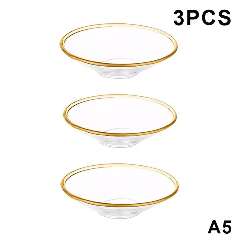 Hot 3 Pack Glass Candle Holders Set With Wax Catcher, Drip Guards& Anti-Tip Base- For Table Centerpieces, Weddings, Home Decor