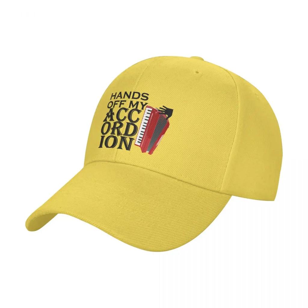 Ne touchez pas mon accordéon Casquette de baseball musicale amusante Casquette de soleil Chapeau Homme Pour le soleil Chapeaux amusants chapeau de soleil Dames Hommes