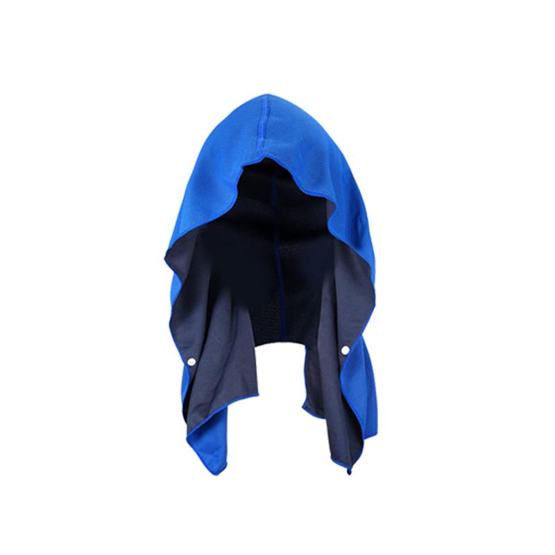 Evaporative Cooling Hooded Towel Instant Cold When Wet for Outdoor Sports Workout Fitness Running Cycling Cooling Hood Towel
