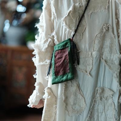Damen Vintage Accessoire Grün