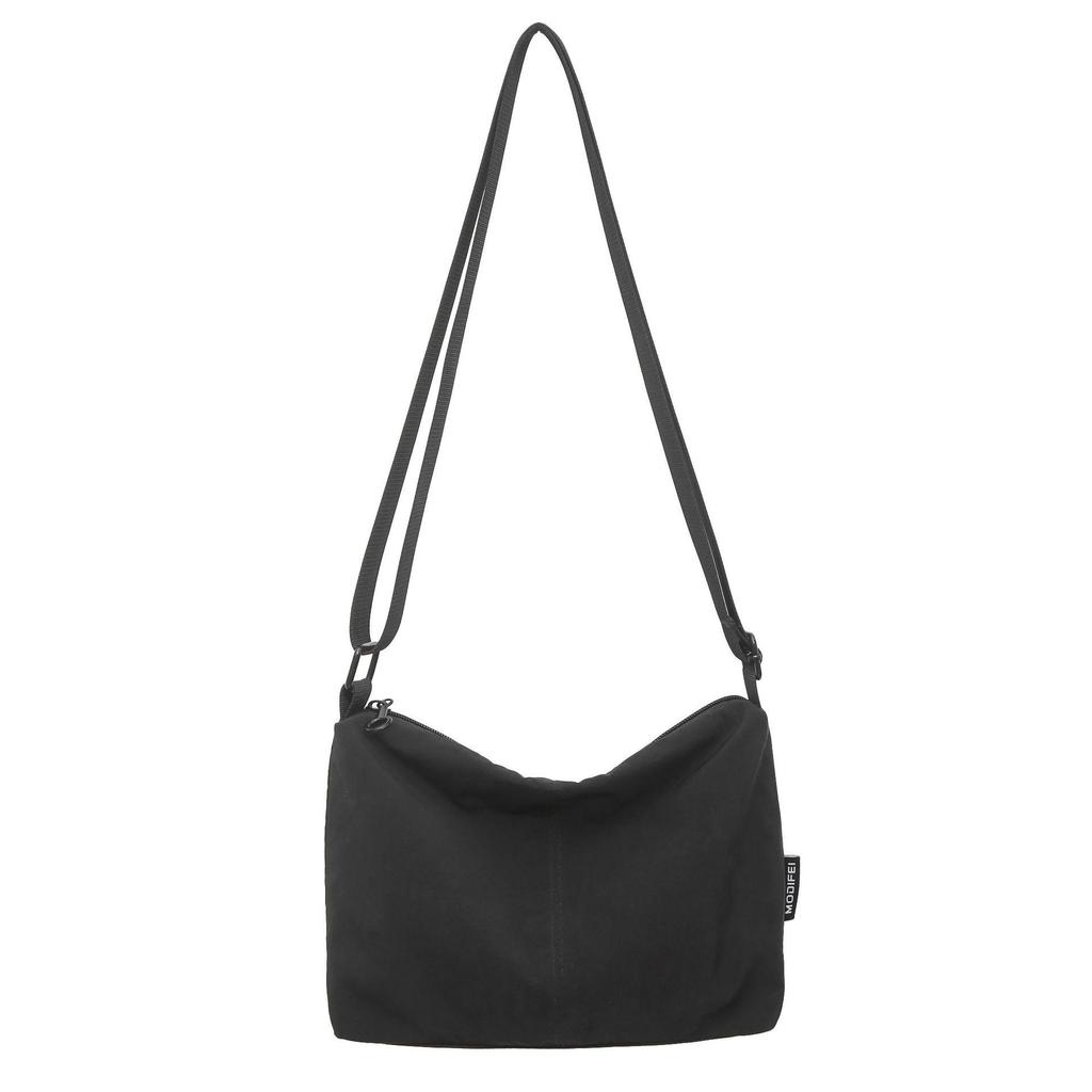 Women's Large Capacity Nylon Crossbody Bag with Wide Strap