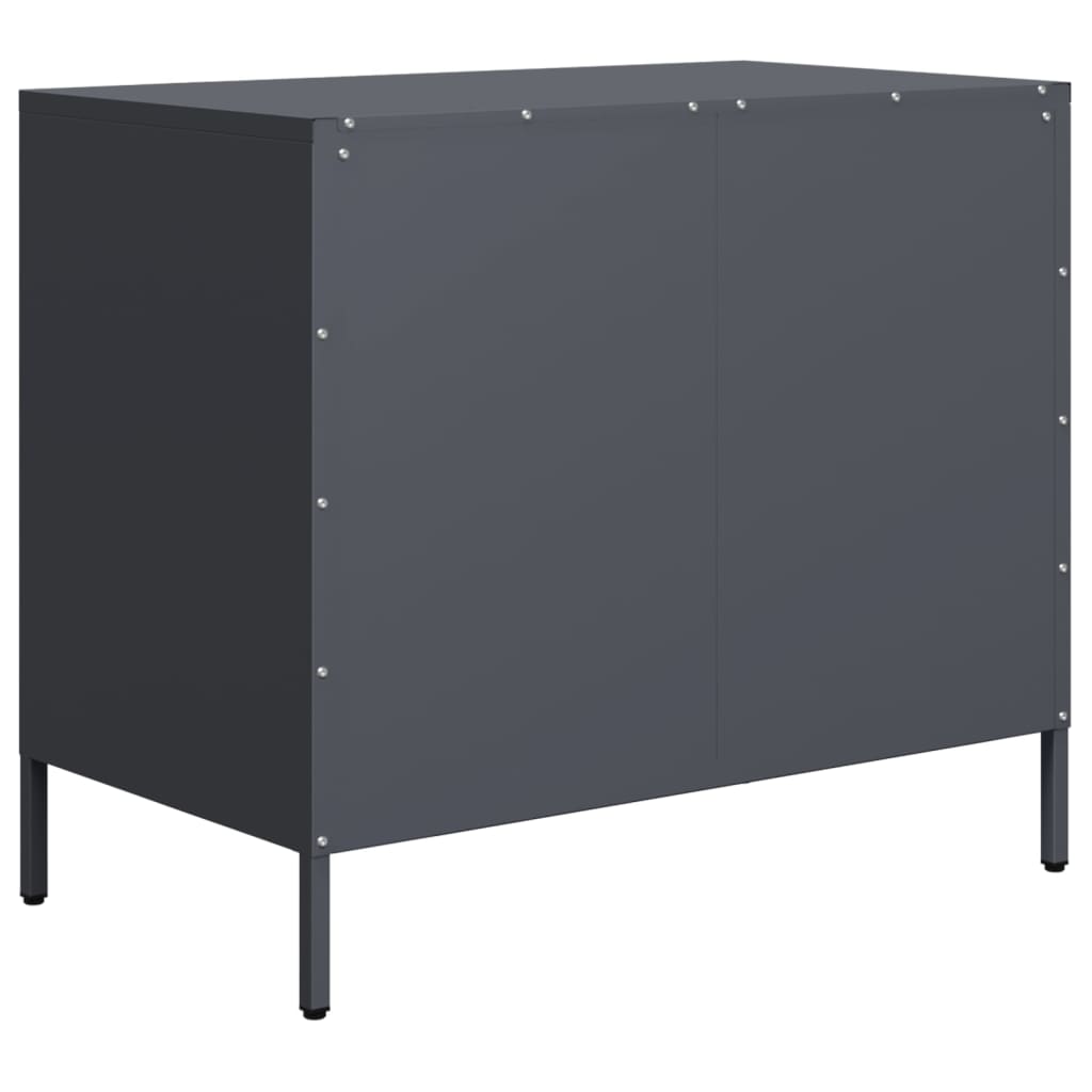 Sideboard Anthracite 68 x 39 x 58.5 cm Cold Rolled Steel