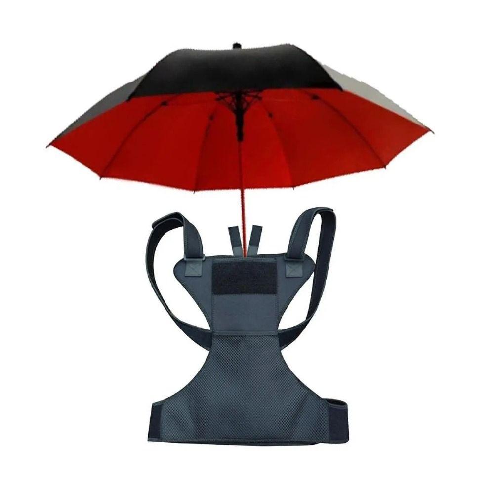 Wearable Fishing Umbrella Shoulder Vest Adjustable Hands-Free Umbrella Holder Photography