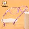 Childrens Silicone Glasses Frame With Blue Light Blocking For Elliptical Face Shape