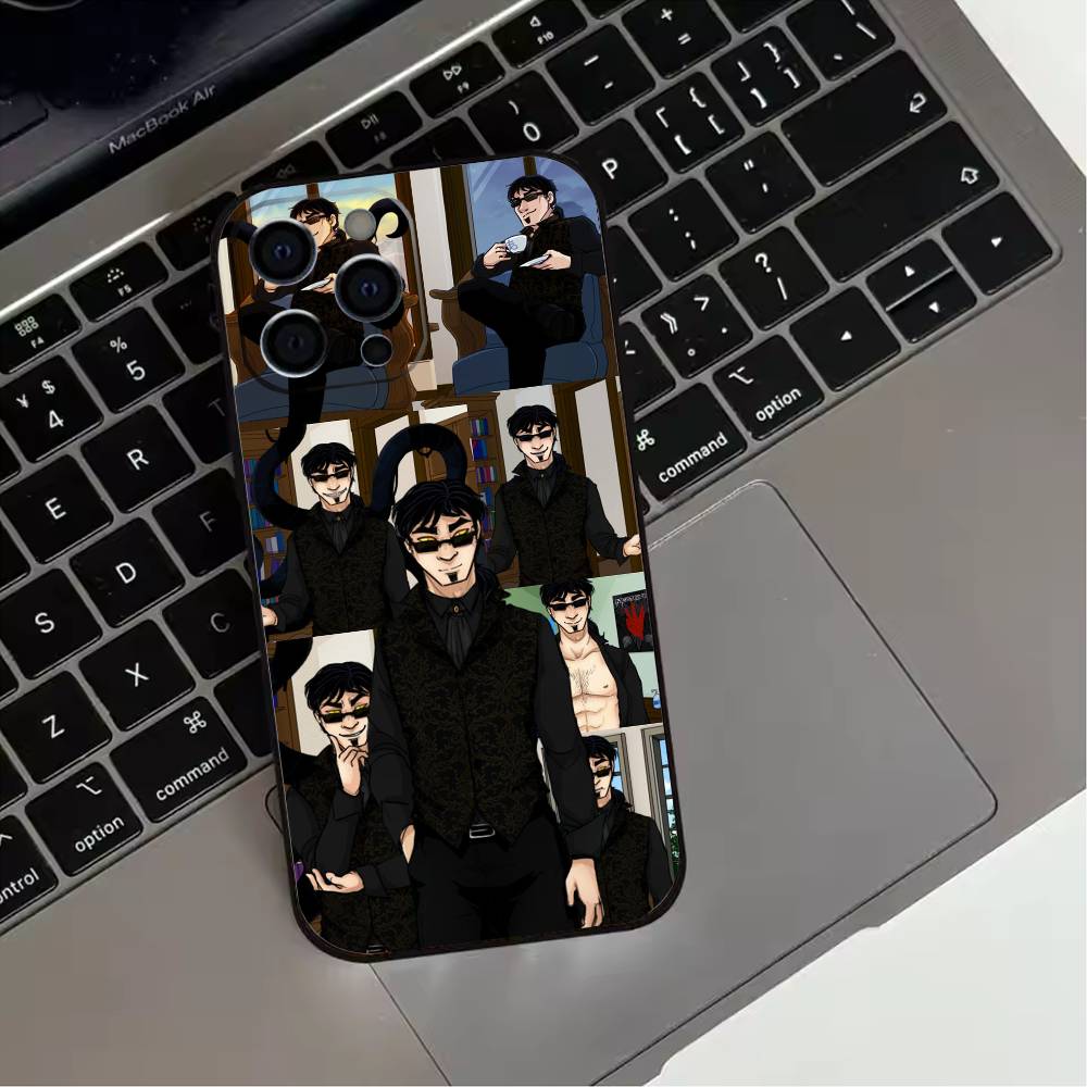 B-Boyfriend to Death BTD game Phone Case For iPhone 17,16,15,14,13,12,11 Plus,Pro Max,XS,Soft Silicone Black Cover