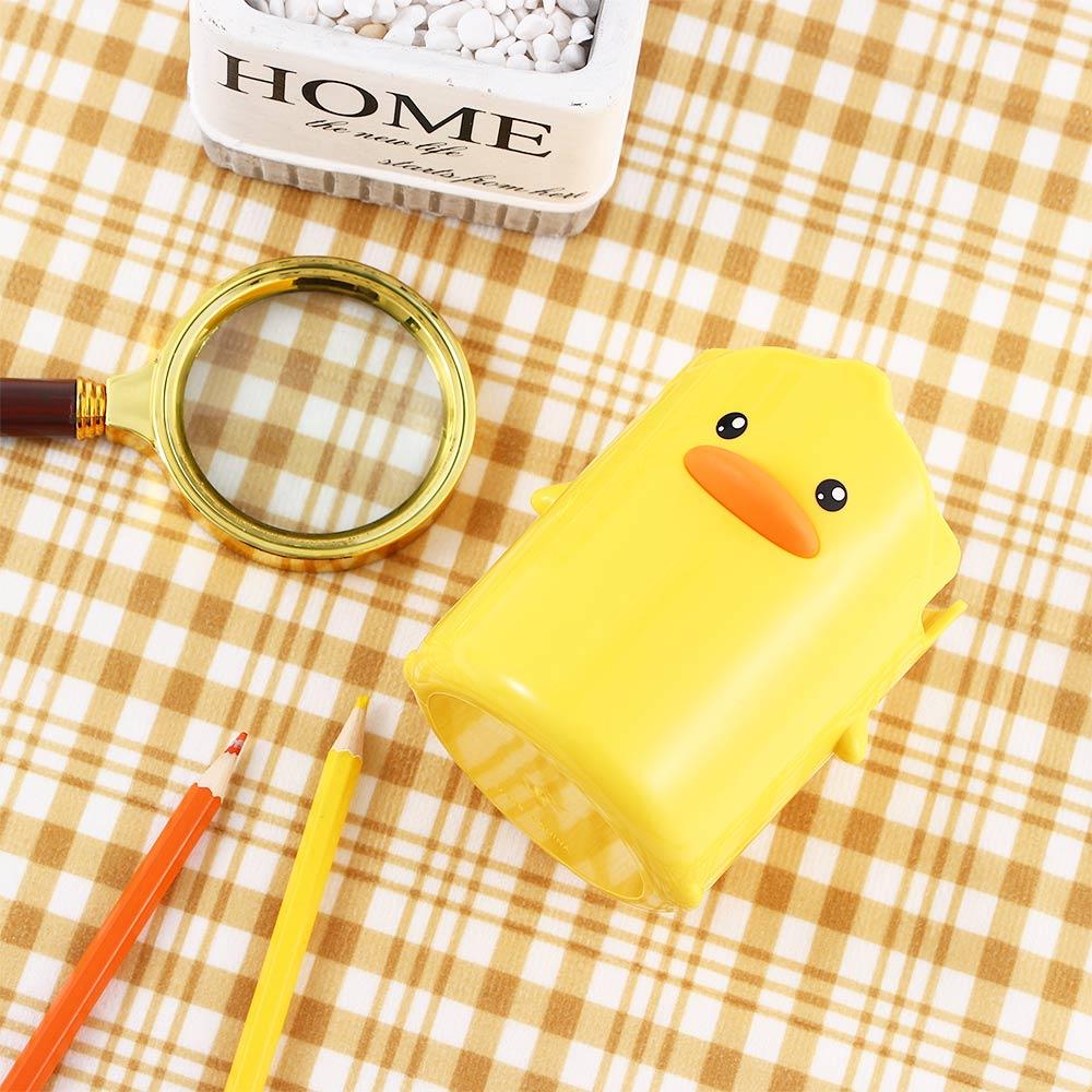 Supplies Home Decor Yellow Duck Pen Holder Desktop Storage Box Pencil Case Student Stationery