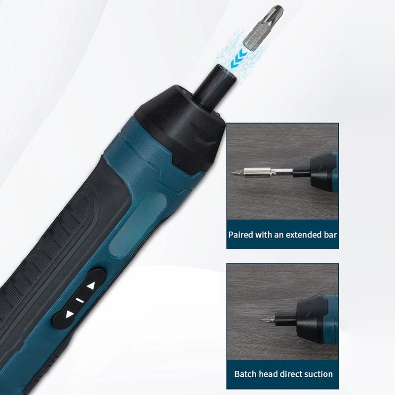 Cordless Electric Screwdriver: Effortless Screw Installation & Removal, Rechargeable Power Tool For All Tasks